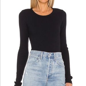 Maya Scoop Neck Long Sleeve Top